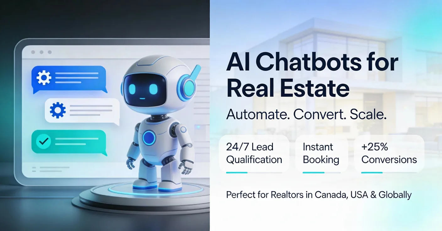 Real estate AI chatbot lead capture example